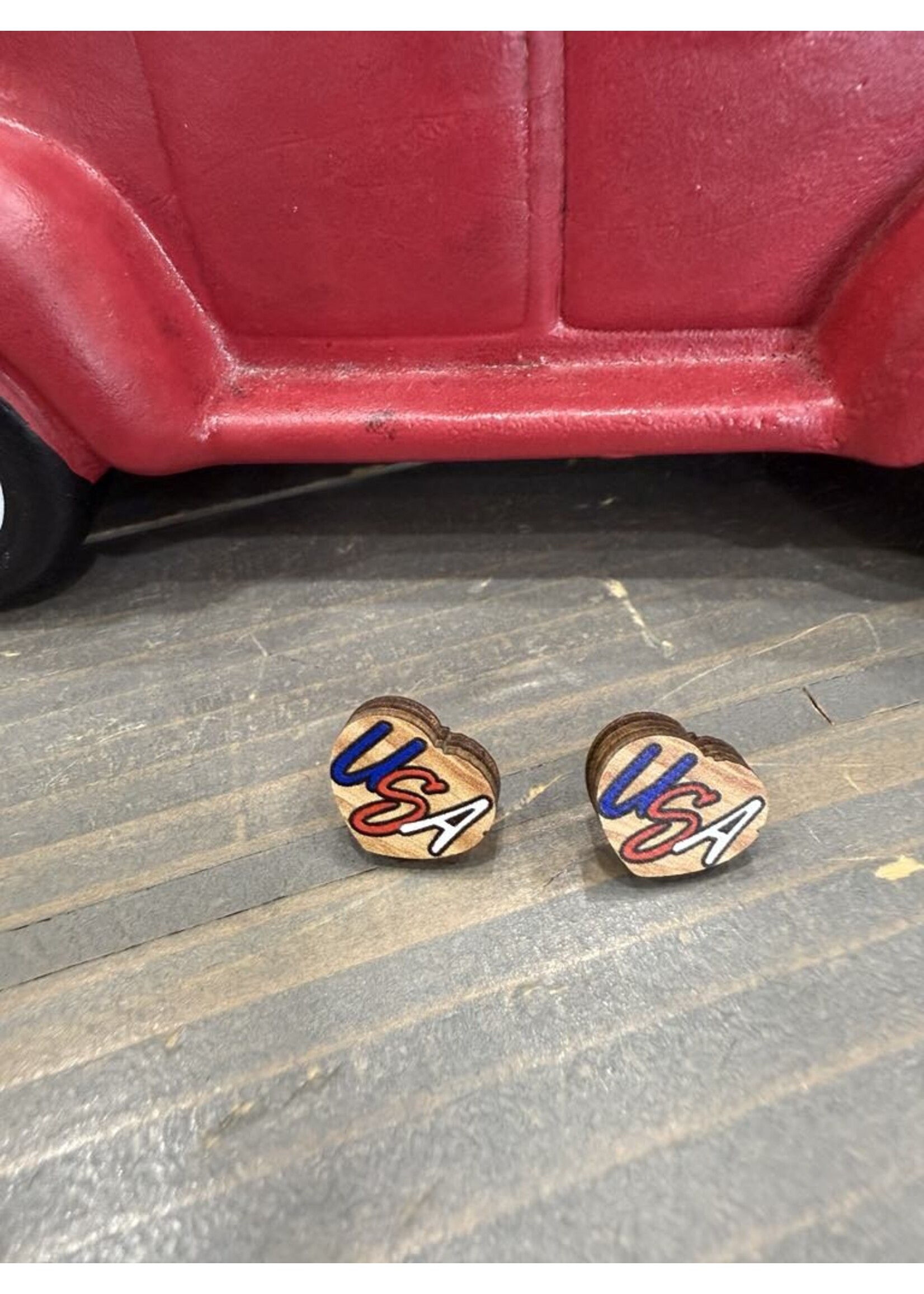 Patriotic Stud Earrings