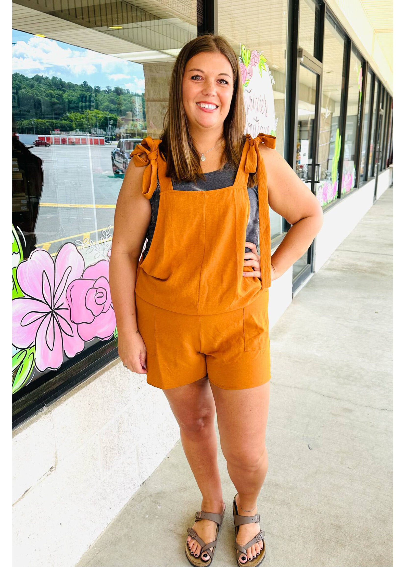 Hemish Copper Romper