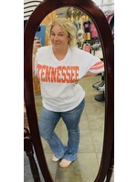 Bucketlist TN Print V Neck Top