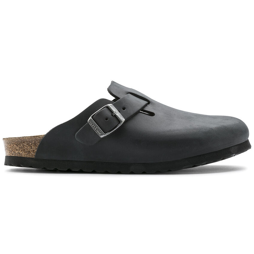 BIRKENSTOCK｜SLIPPERS (Black Boston (0059463)) BIRKENSTOCK 0059463 Boston Narrow - A Step Ahead Footwear