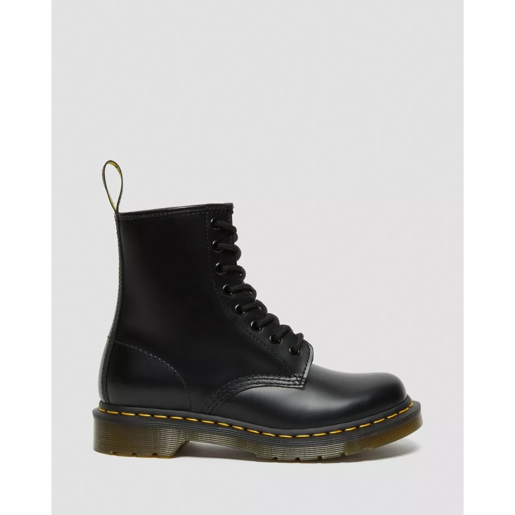 thumbnail image 2 of Dr. Martens Women's 1460w Combat Boots – Black Nappa Leather, Size 7 US / 38 EU 2 of 6