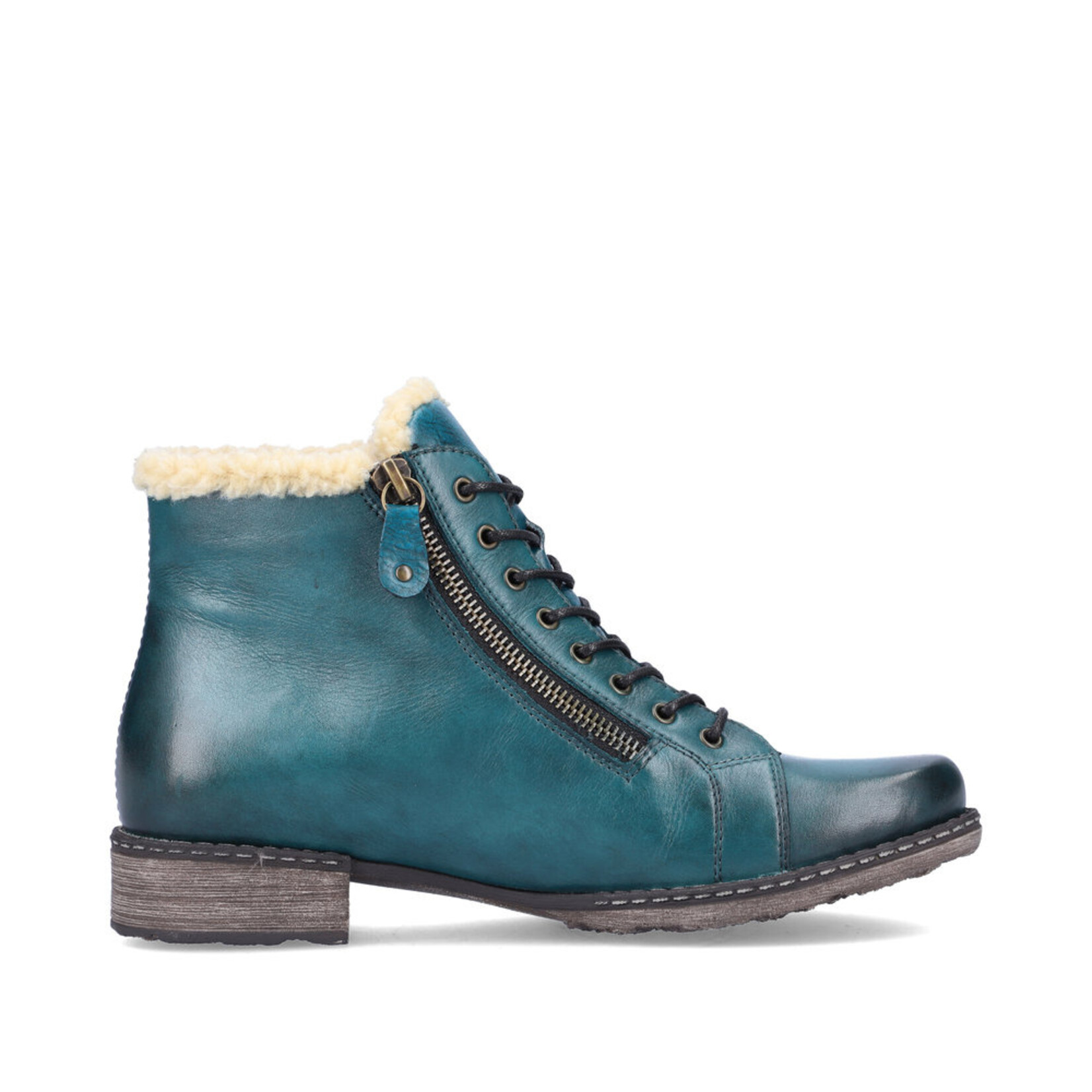 Remonte REMONTE D4372-12 Lace Bootie (Fur Trim)