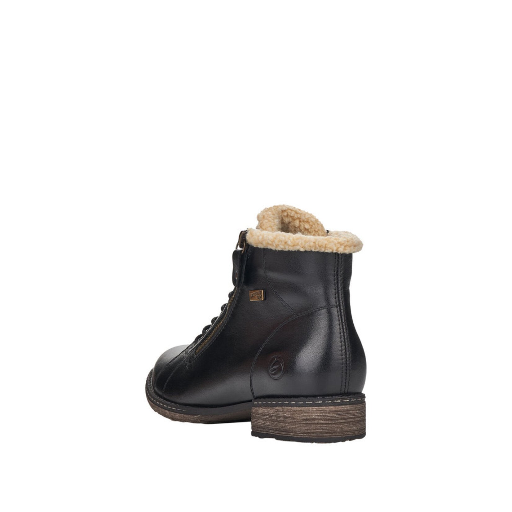 Remonte REMONTE D4372-01 Lace Bootie (Fur Trim)