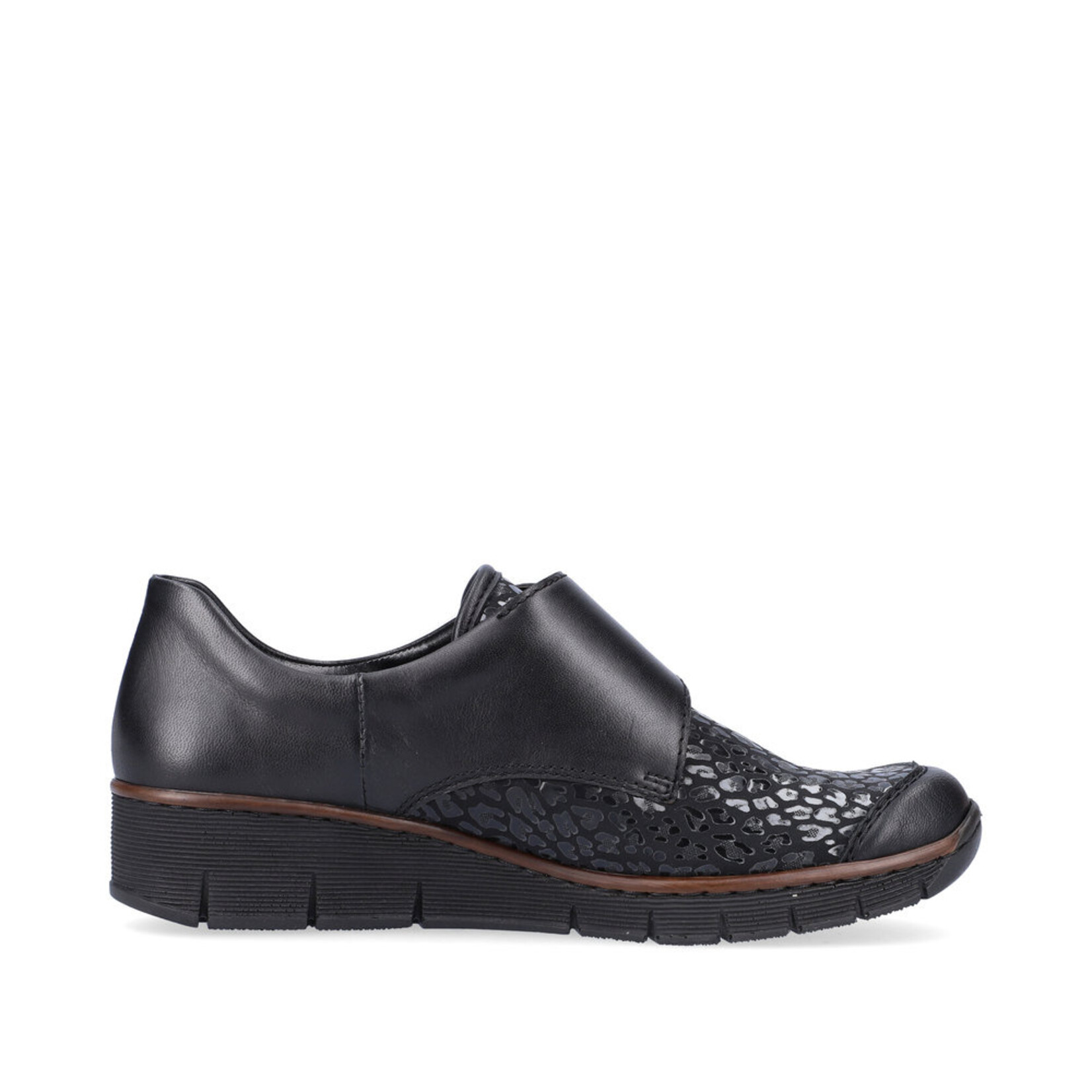 Rieker RIEKER 537C0-00 Wedge Slip-On (Velcro)