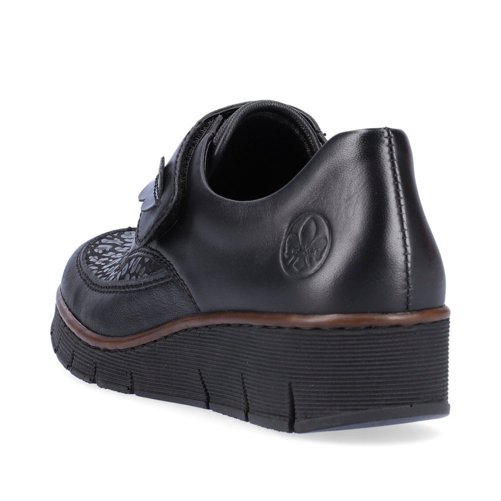 Rieker RIEKER 537C0-00 Wedge Slip-On (Velcro)