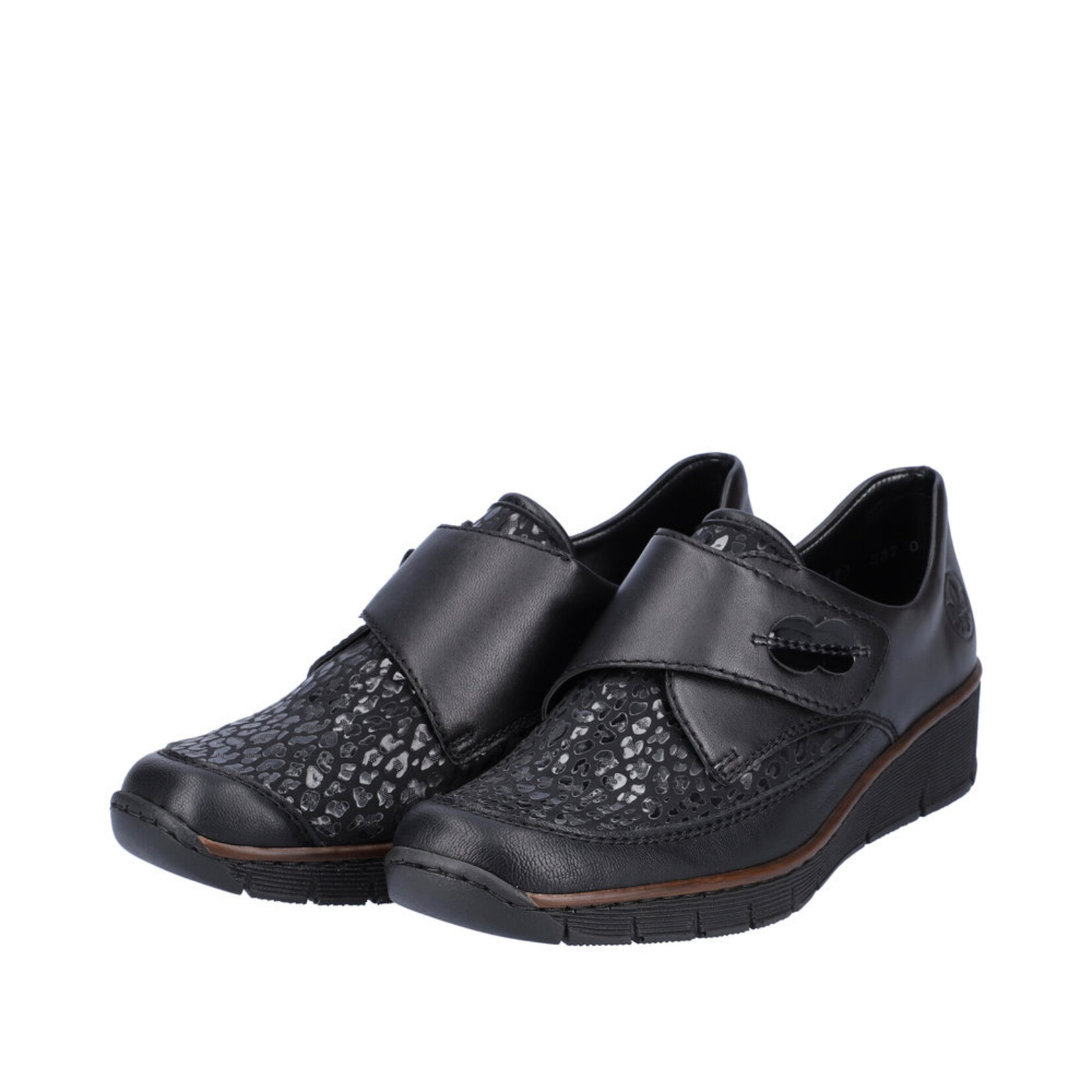 Rieker RIEKER 537C0-00 Wedge Slip-On (Velcro)