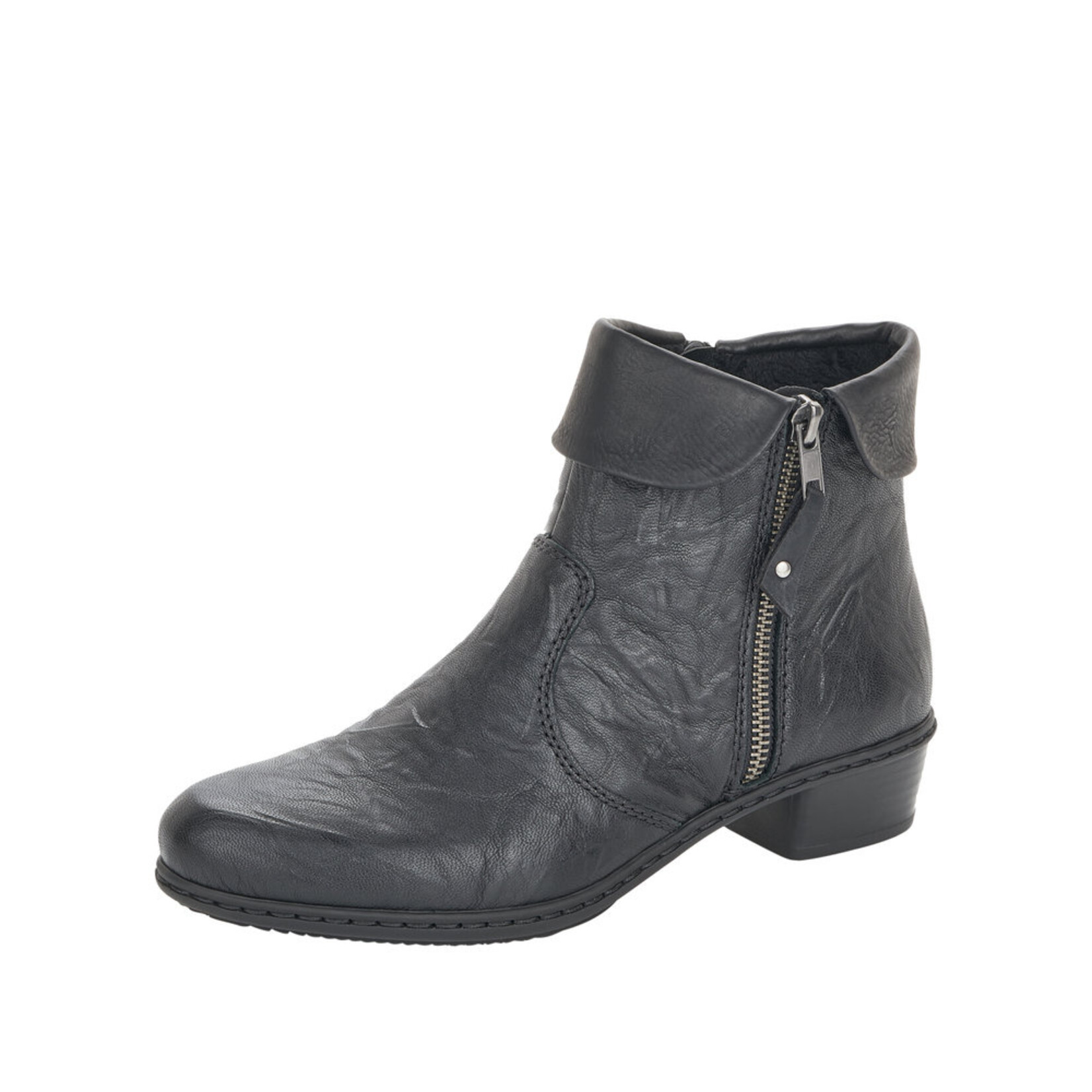 Rieker RIEKER Y07A8-01 Women's Zipper Bootie