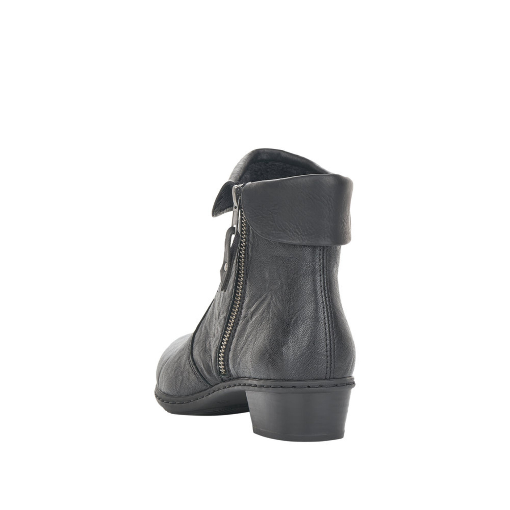 Rieker RIEKER Y07A8-01 Women's Zipper Bootie