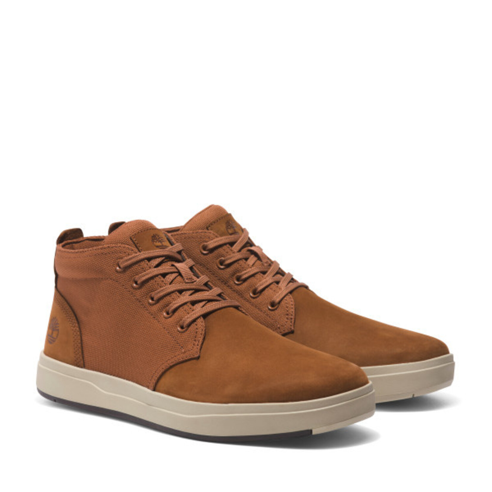 Timberland TIMBERLAND Men's Davis Square Leather/ Fabric Chukka