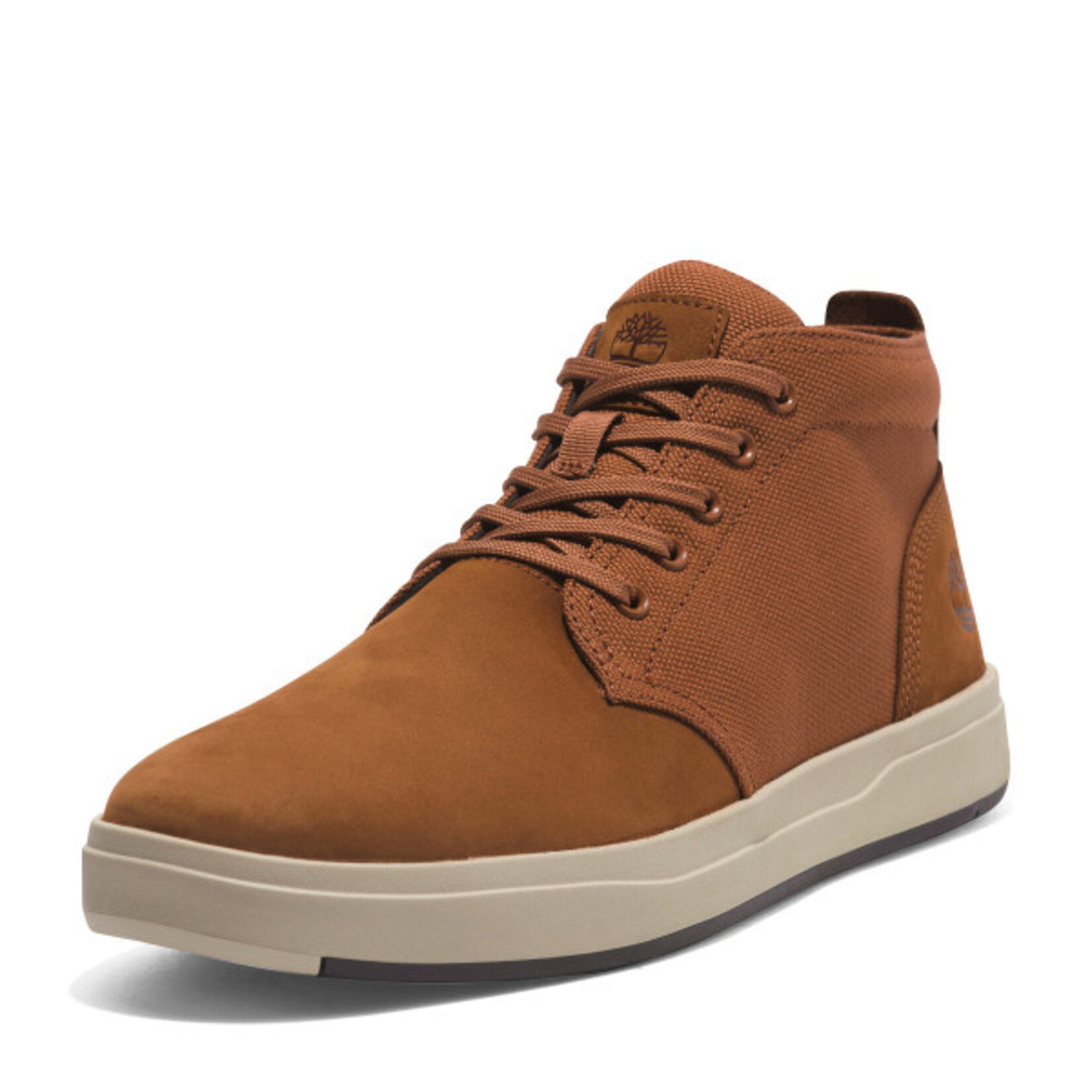 Timberland TIMBERLAND Men's Davis Square Leather/ Fabric Chukka