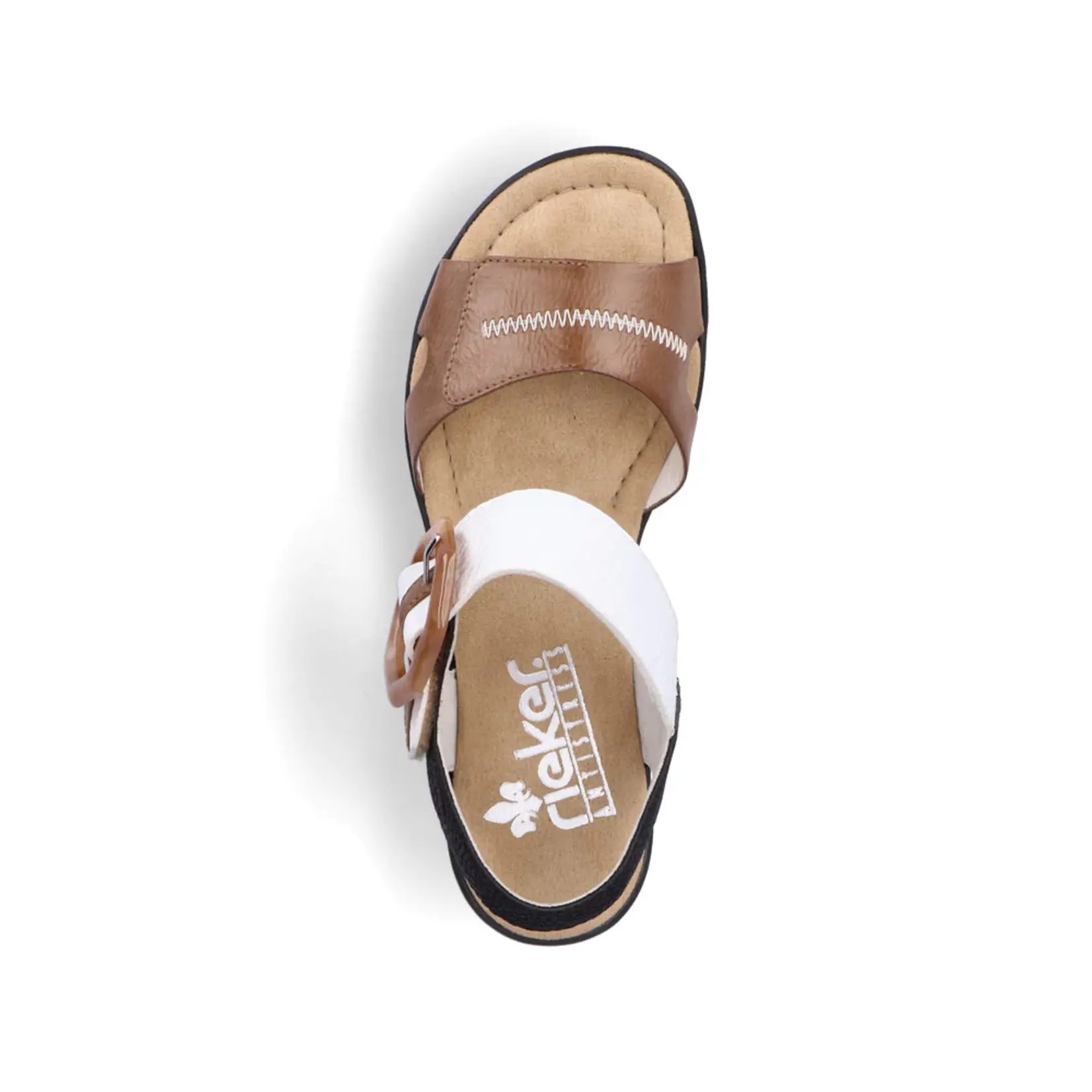 Rieker RIEKER 68176-64 Women's Chunk Wedge (Big Buckle)