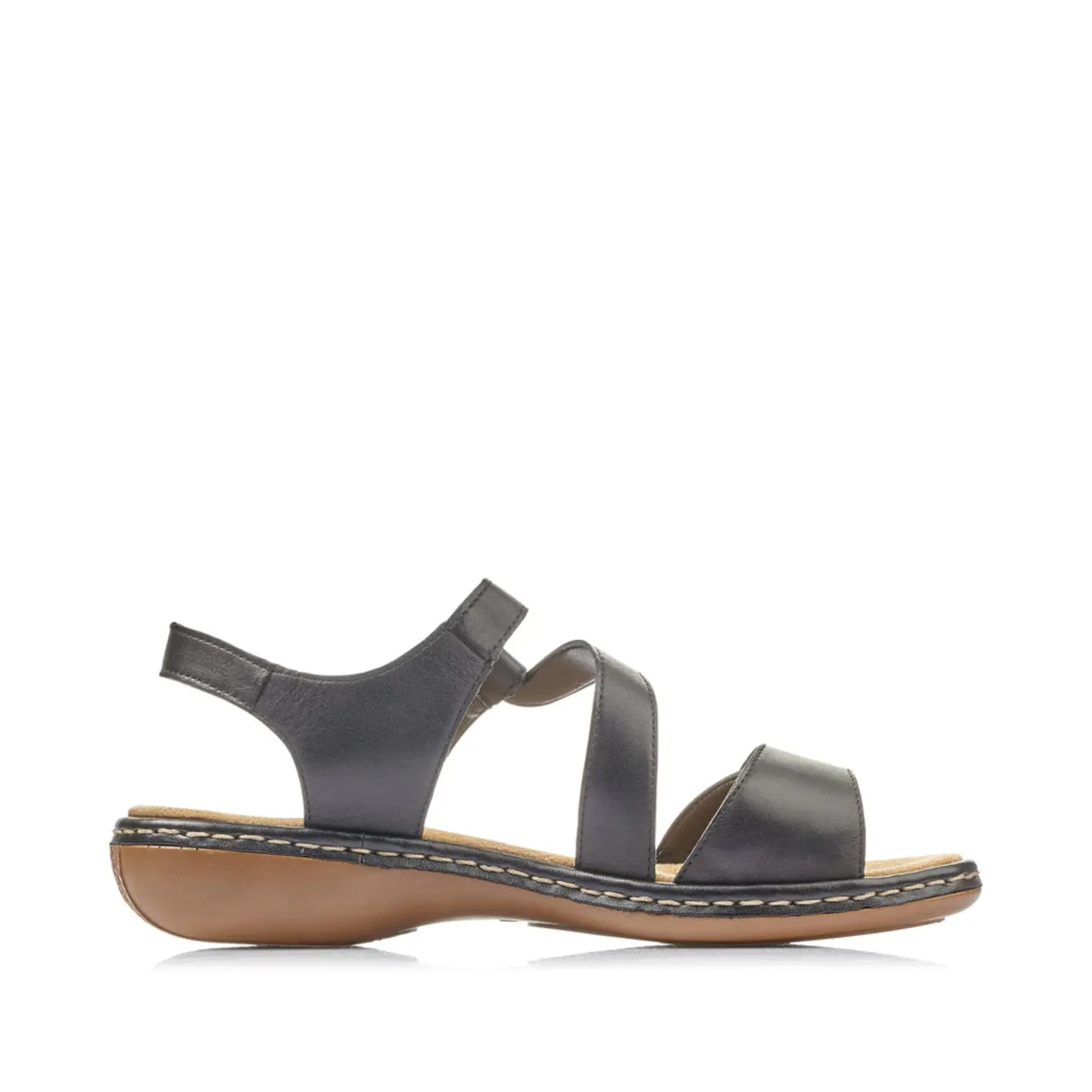 Rieker RIEKER 659C7-00 Women's Velcro Sandal