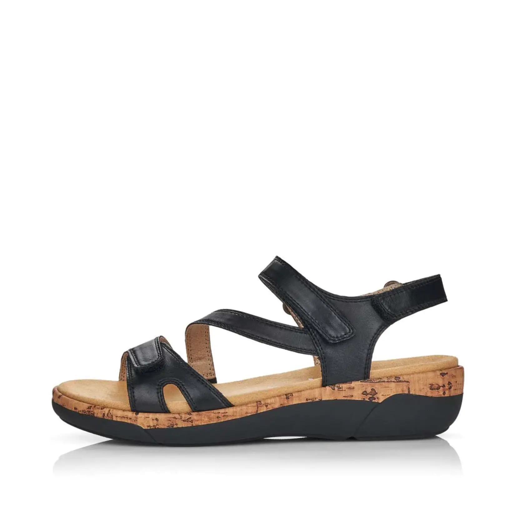 REMONTE R6850-01 Velcro Sandal (Strappy)