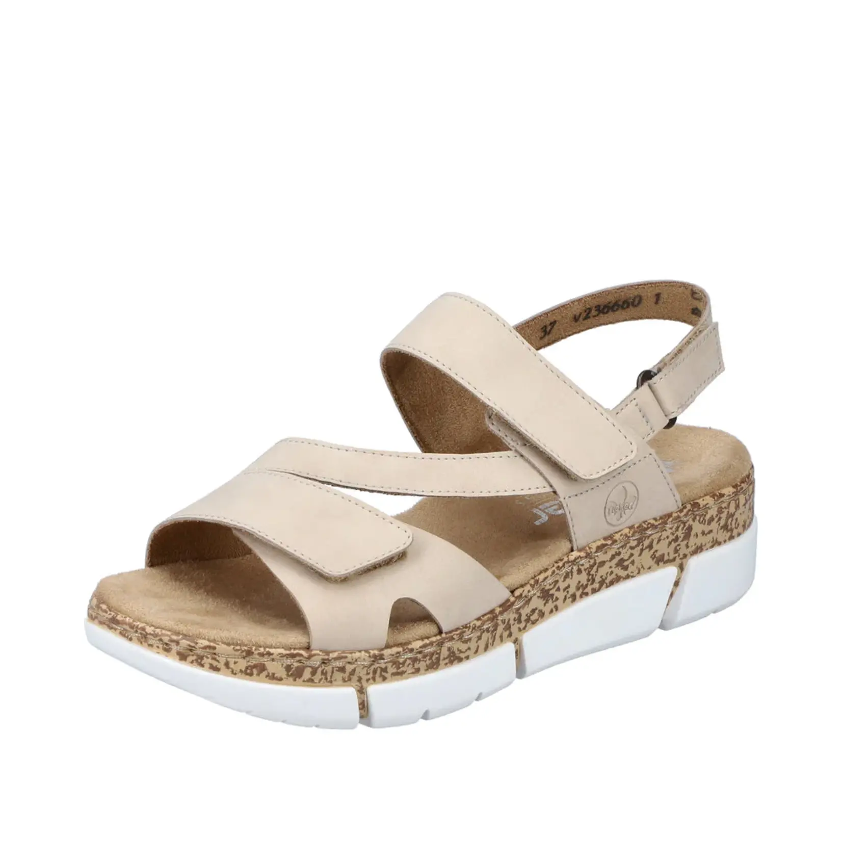 Rieker RIEKER V2366-60 Women's Velcro Back-Strap