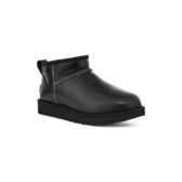 UGG 1163490 Classic Ultra Mini Lthr BLK - A Step Ahead Footwear