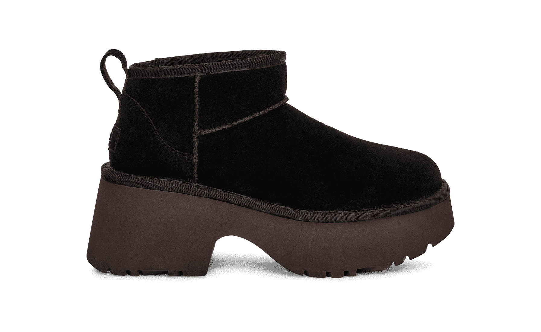 UGG 1158311 Classic Ultra Mini New Heights BLK - A Step Ahead Footwear
