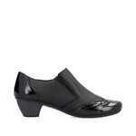 Rieker RIEKER 41757-00 Mid-Heel Zip Slip-On