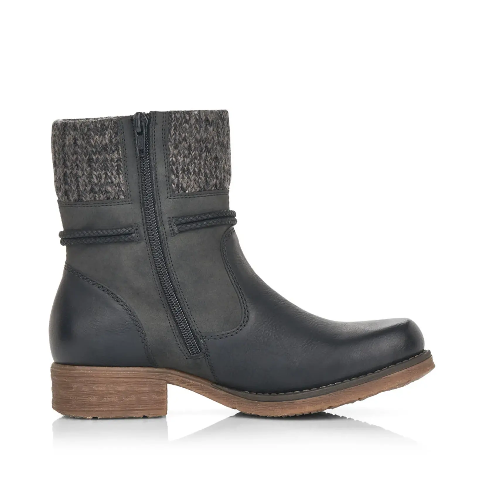 Rieker RIEKER 79688-00 Sweater Cuff Bootie