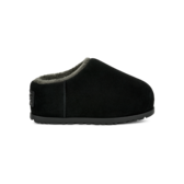 靴 UGG W PUMPED SLIDE BLACK UGG PUMPED SLIDE BLACK SHEARLING LINED