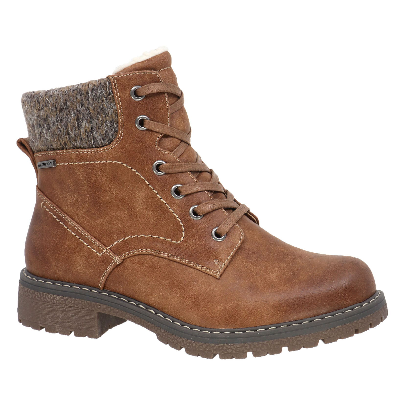 TAXI Dakota 01 Lace Bootie WP - TAN