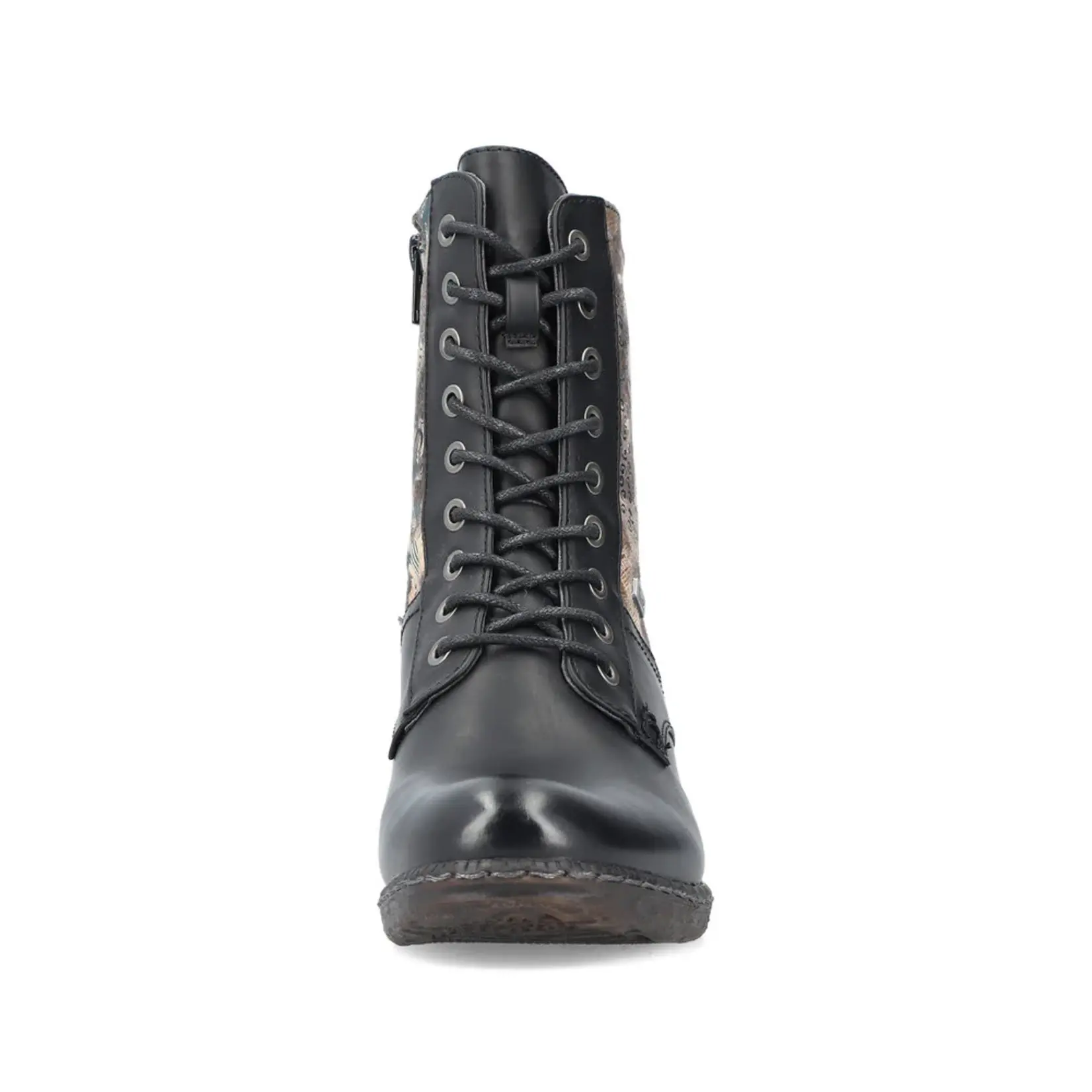 Rieker RIEKER 93614-00 Lace Bootie (Floral)