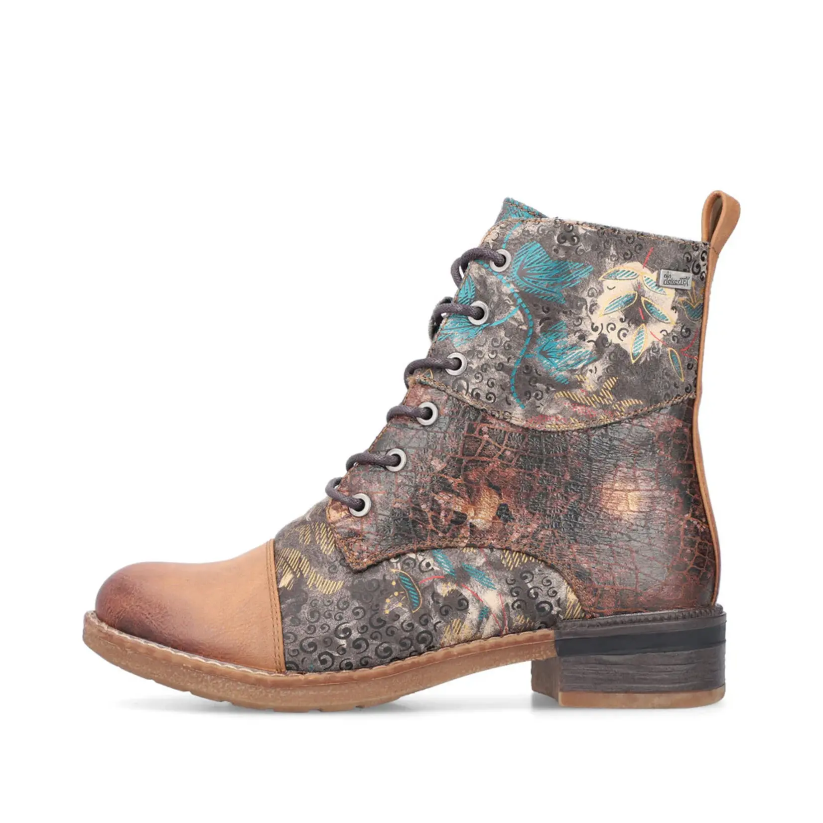 Rieker RIEKER 94611-90 Women's Lace Bootie (Floral)