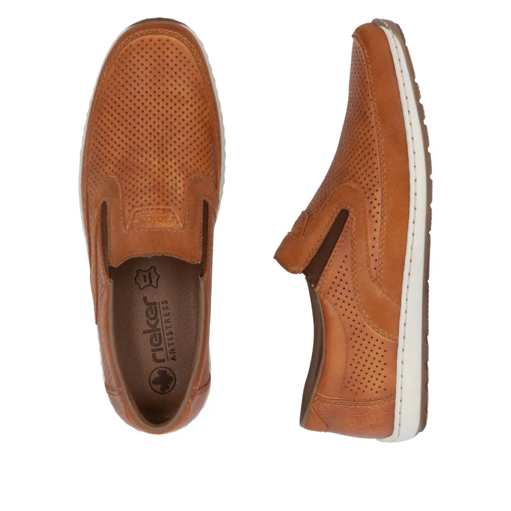 Rieker RIEKER 08858-24 Men's Slip-On (Perfs)