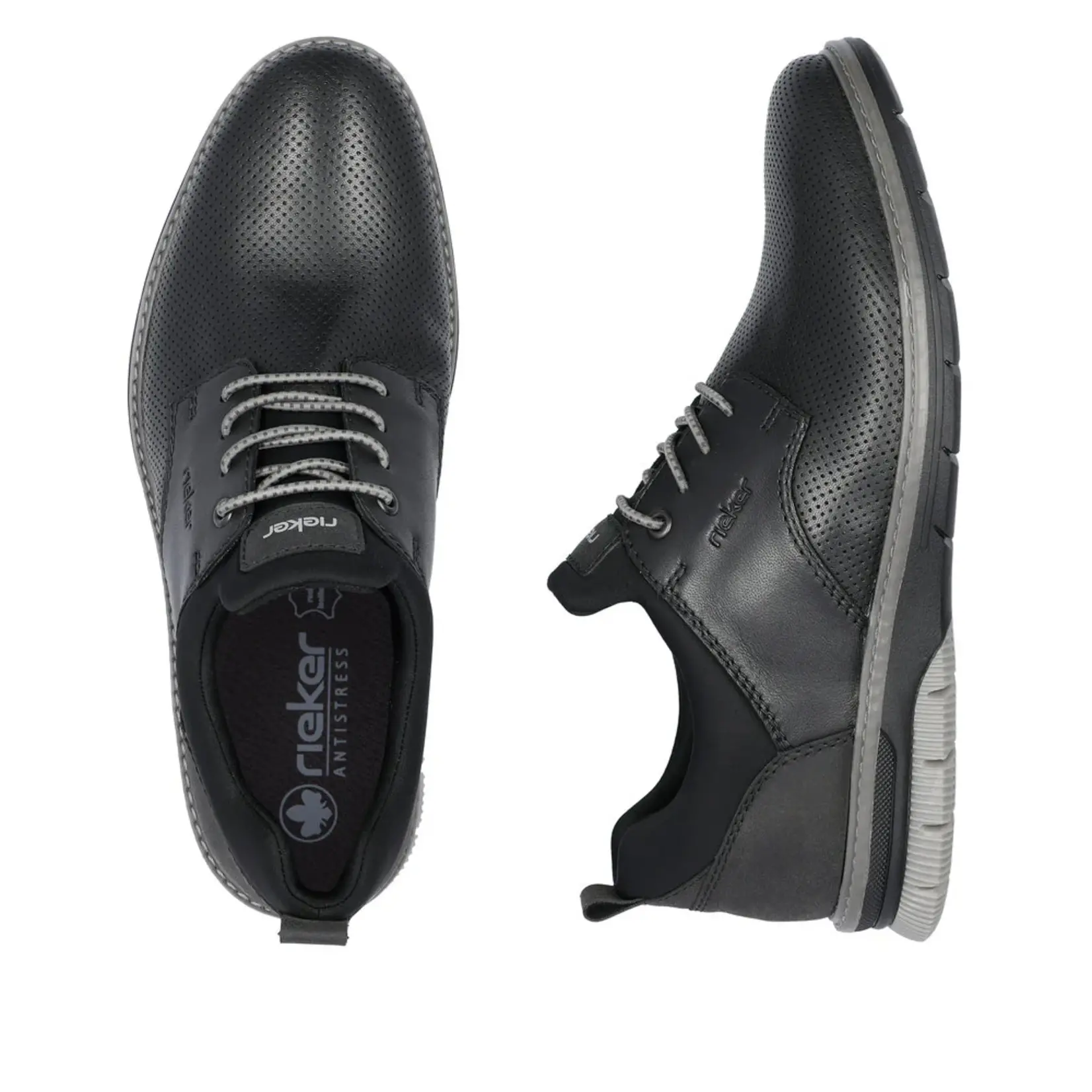 Rieker RIEKER 14450-00 Men's Lace Casual Sneaker