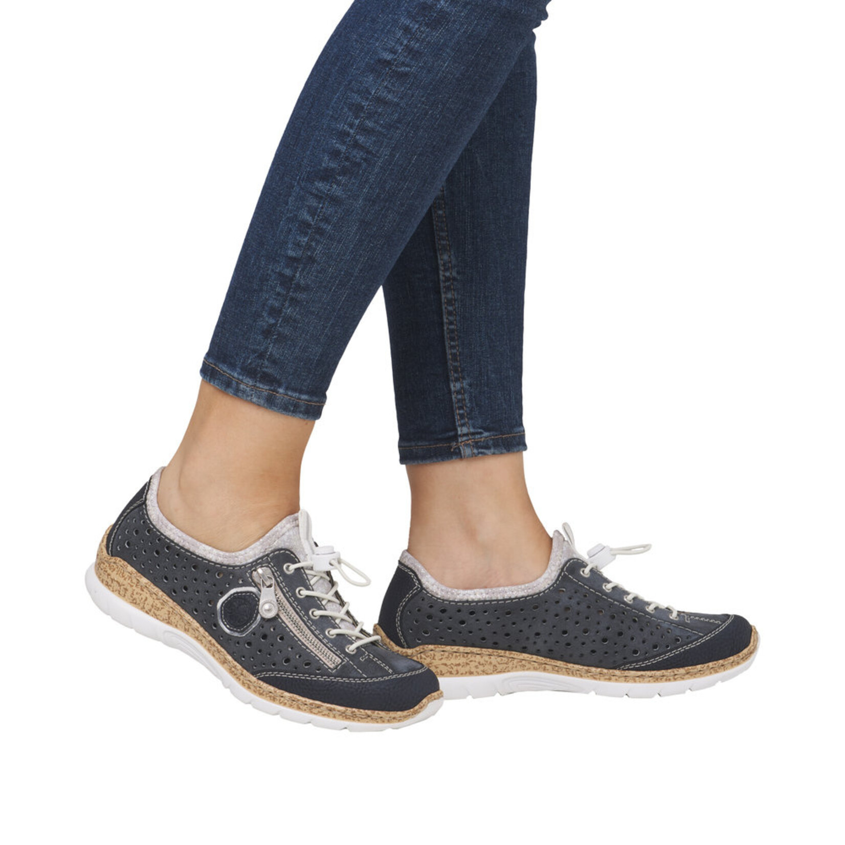 Rieker RIEKER N42P6-14 Sporty Slip-On (Perfs)