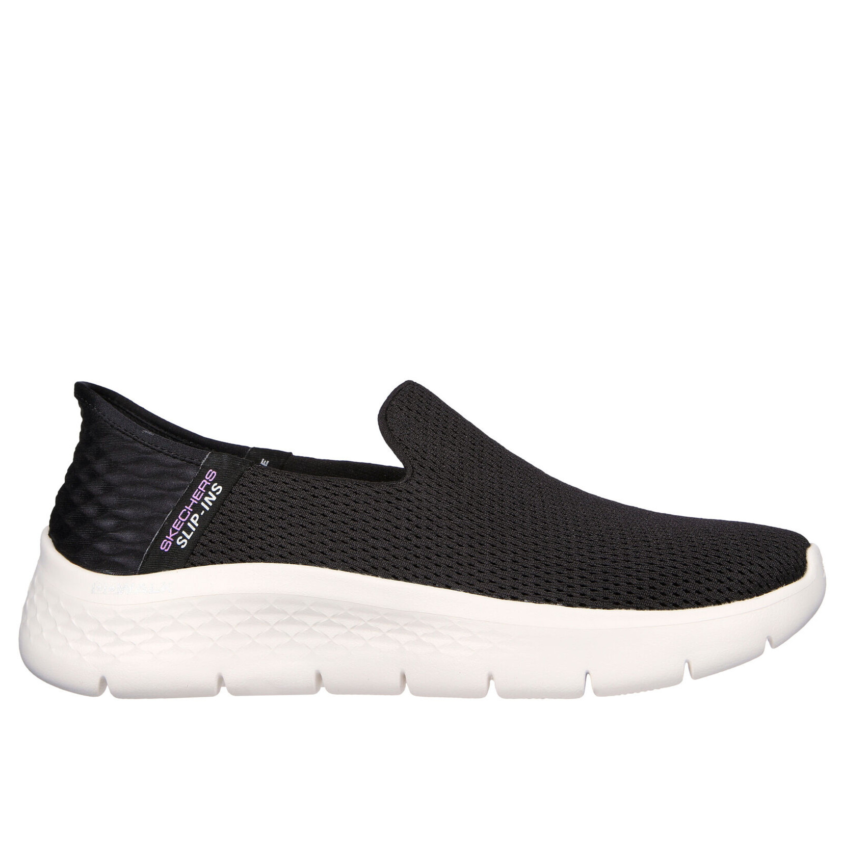 SKECHERS 124963 Slip-Ins Go Walk Flex BKW LADIES
