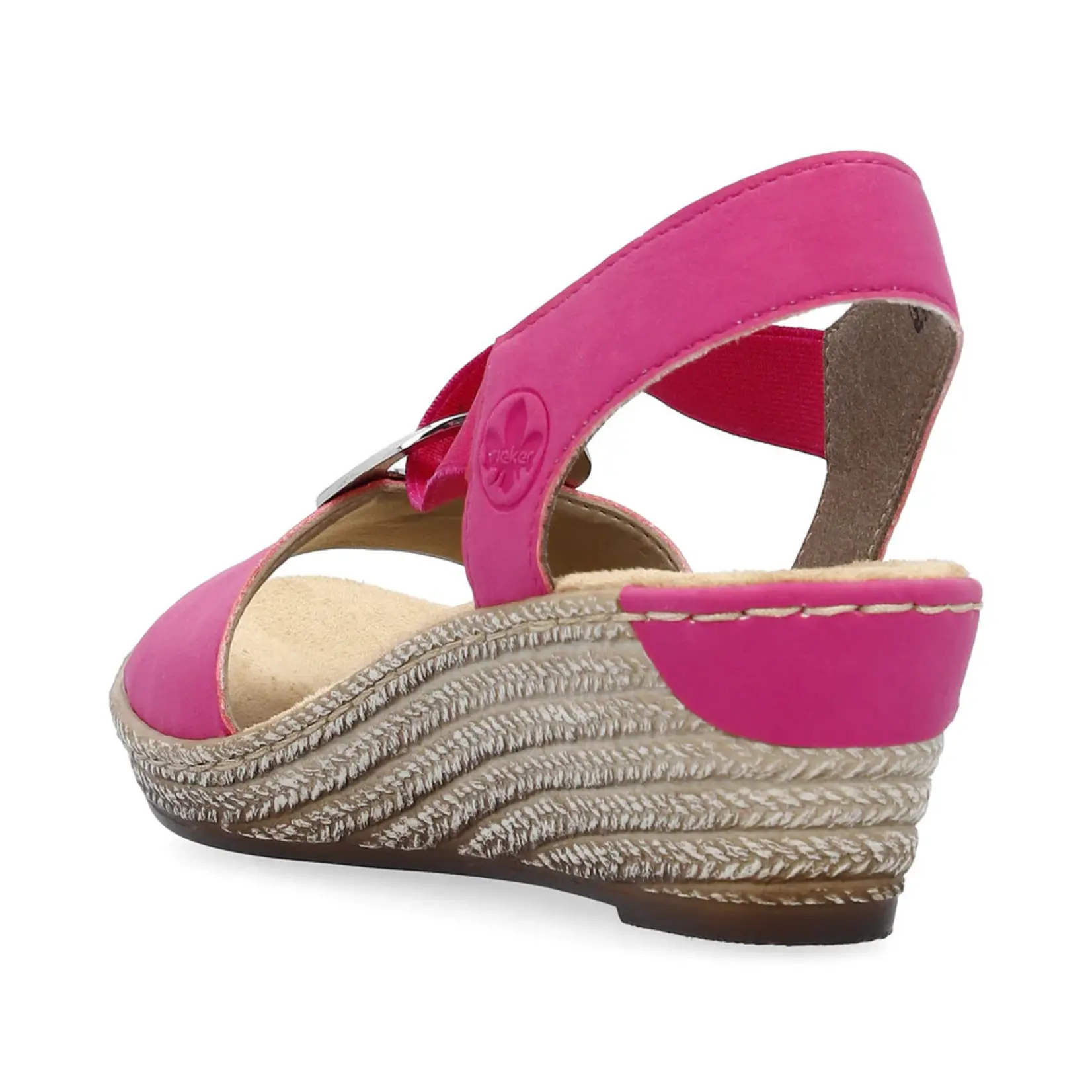 Rieker RIEKER 624H6-32 Women's Wedge Sandal