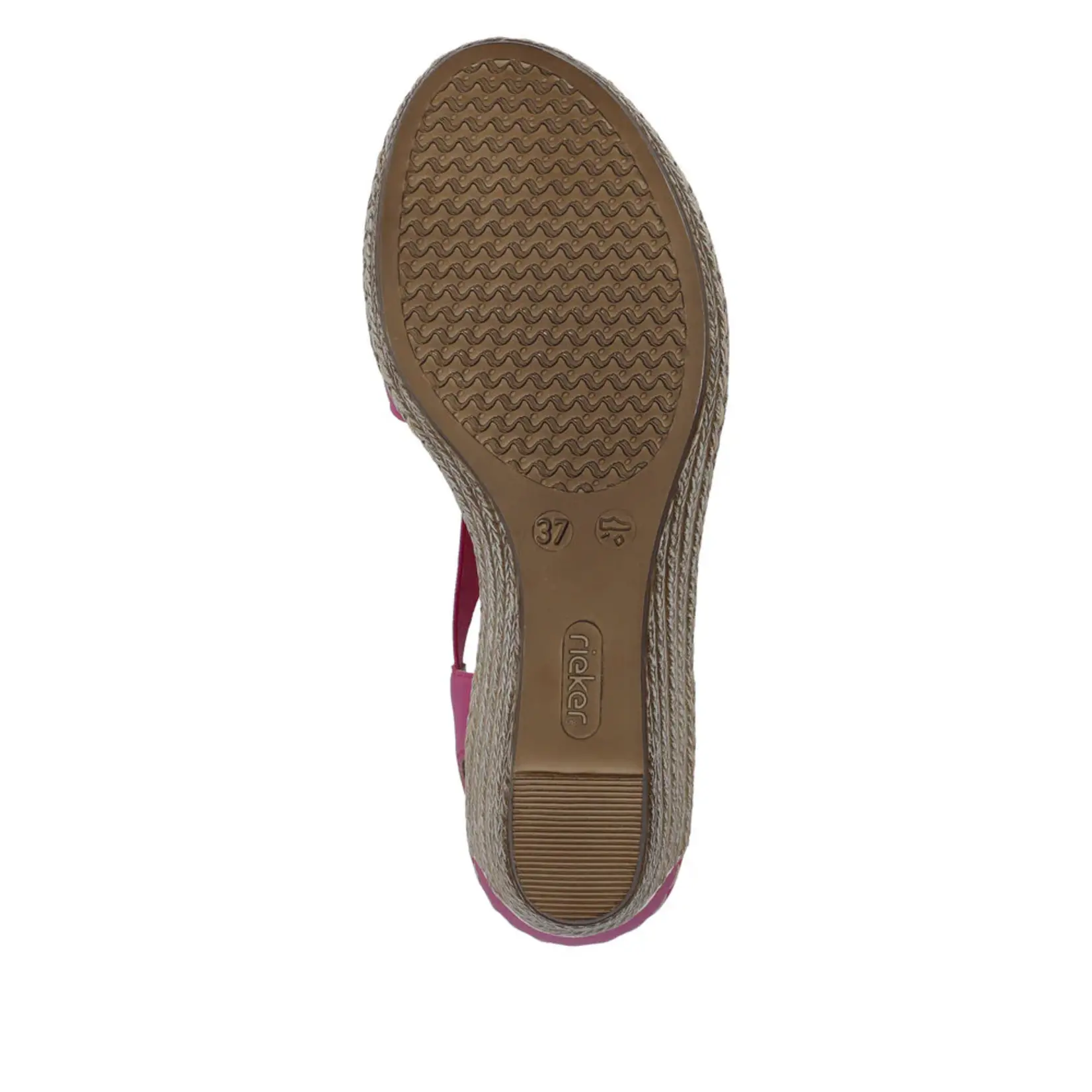 Rieker RIEKER 624H6-32 Women's Wedge Sandal