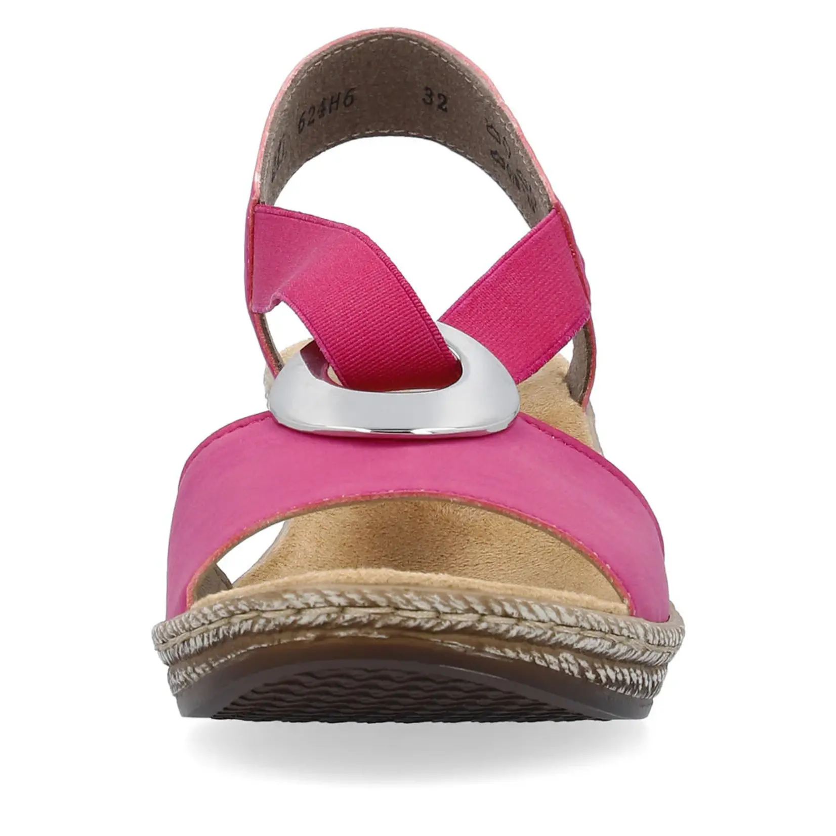 Rieker RIEKER 624H6-32 Women's Wedge Sandal