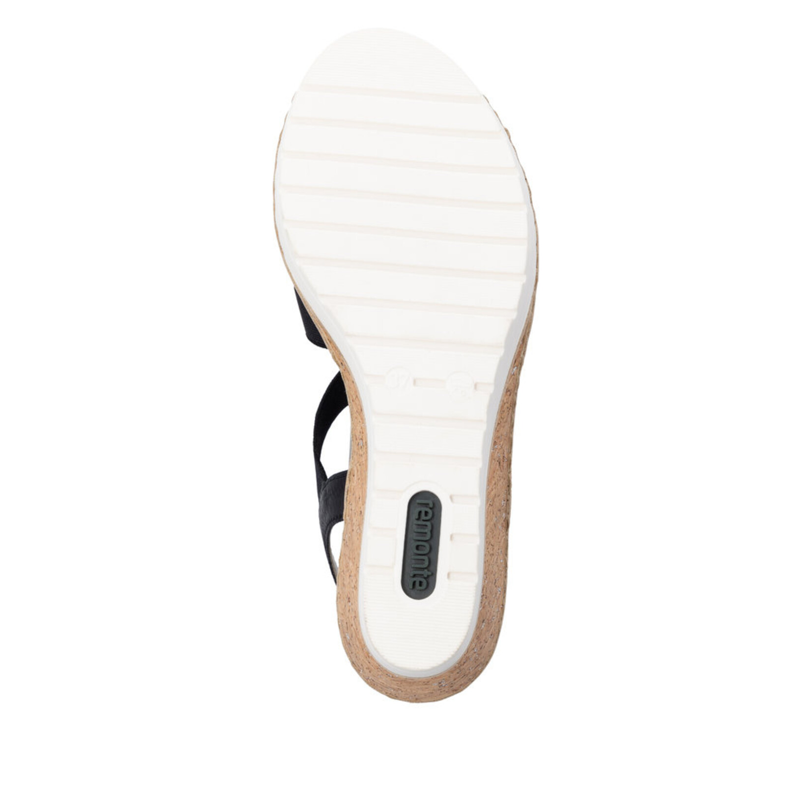 Remonte REMONTE R6264-00 Wedge Sandal (Strappy)