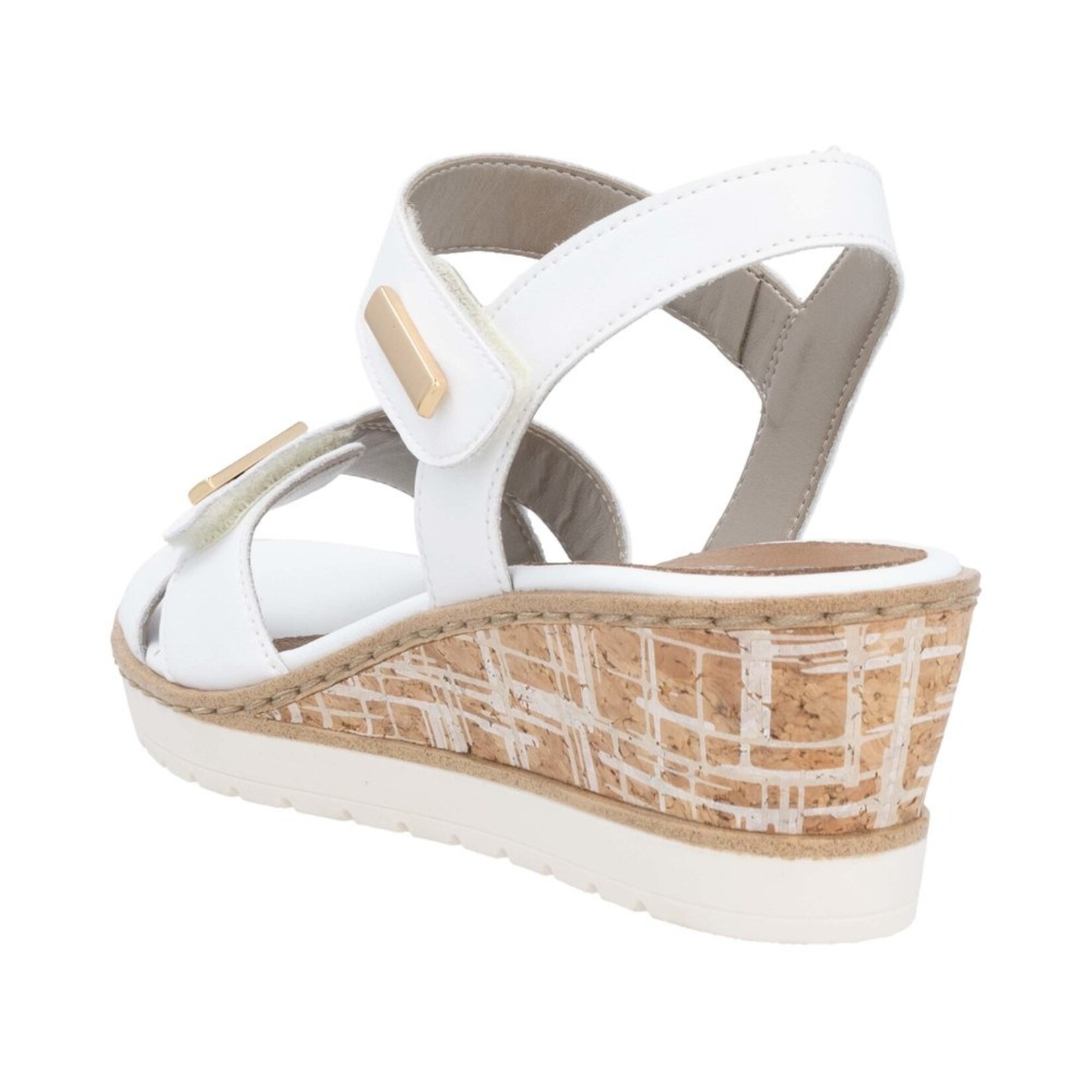 Remonte REMONTE R6266-80 Women's Wedge Sandal (Velcro)