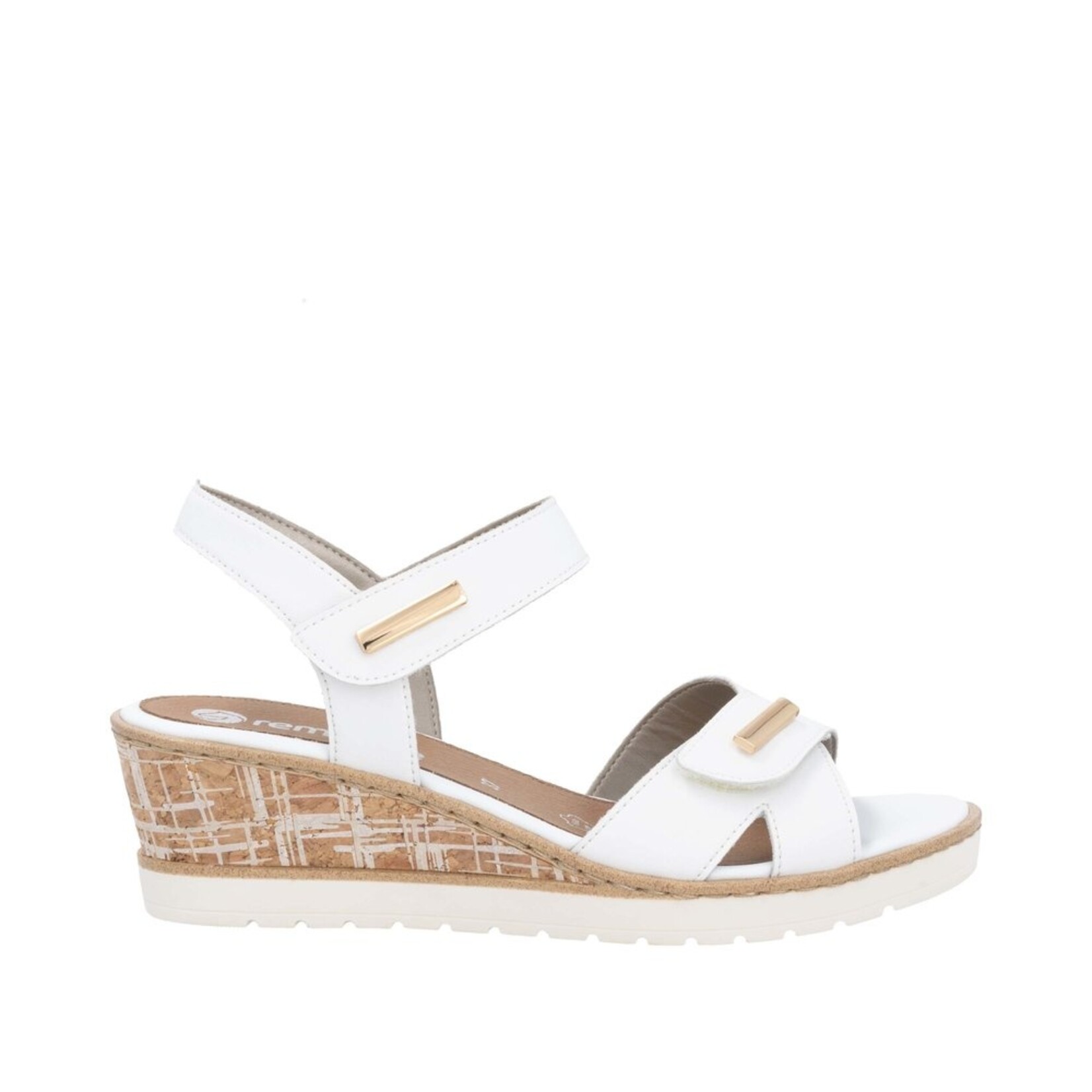 Remonte REMONTE R6266-80 Women's Wedge Sandal (Velcro)
