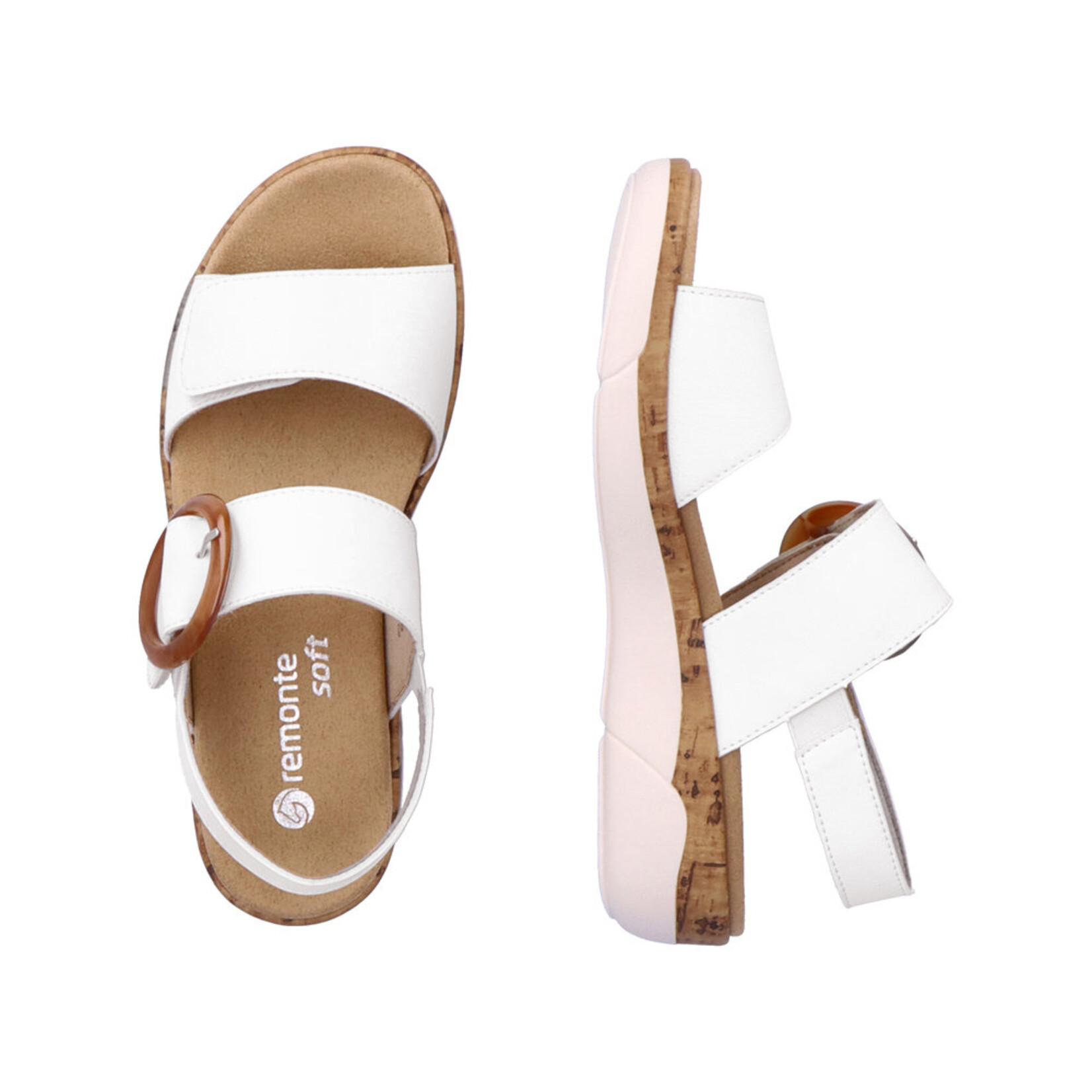 Remonte REMONTE R6853-80 Velcro Sandal (Big Buckle)