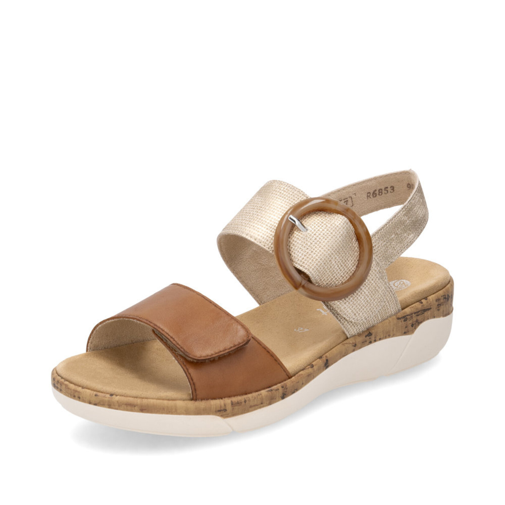 Remonte REMONTE R6853-90 Velcro Sandal (Big Buckle)