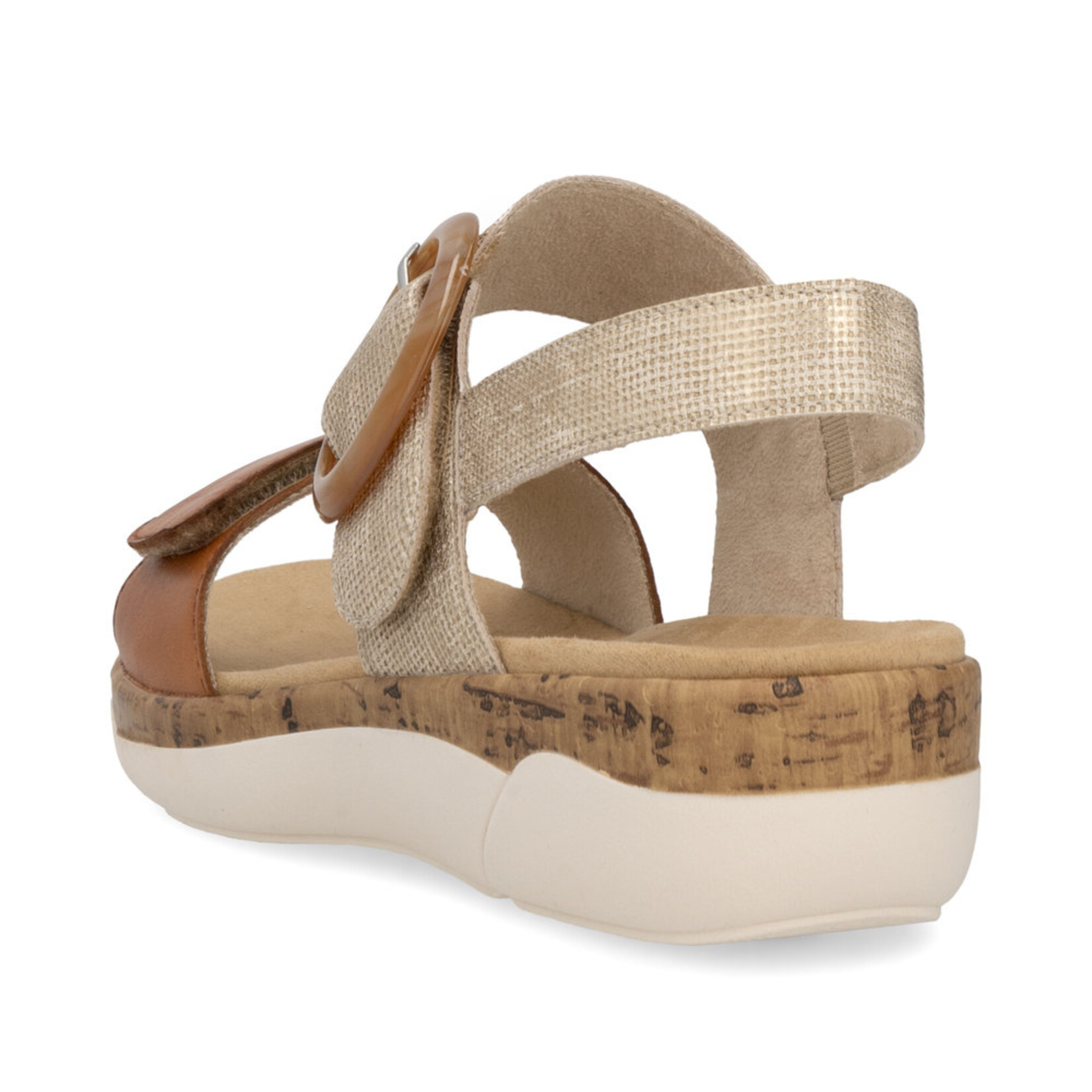 Remonte REMONTE R6853-90 Women's Velcro Sandal (Big Buckle)