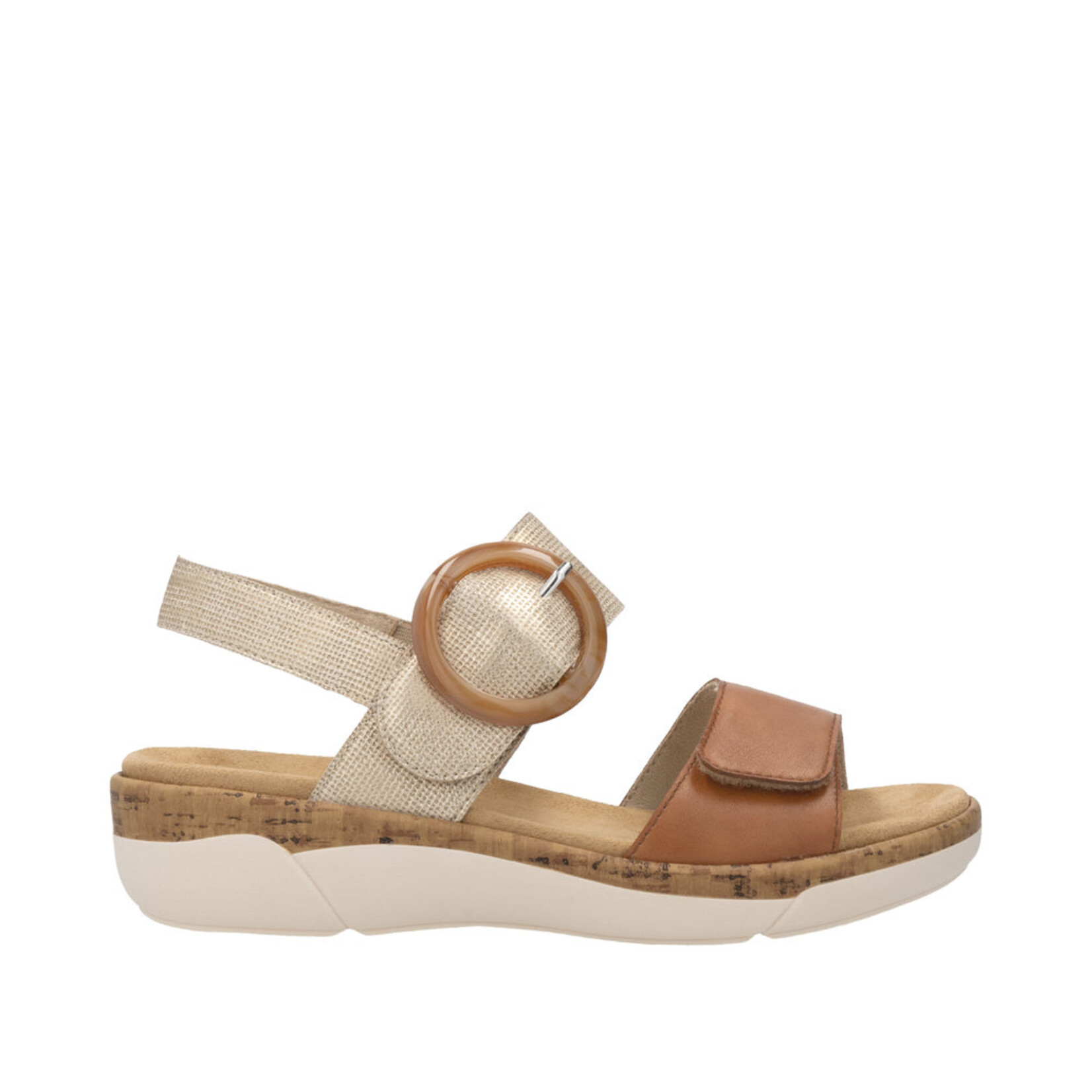 Remonte REMONTE R6853-90 Velcro Sandal (Big Buckle)
