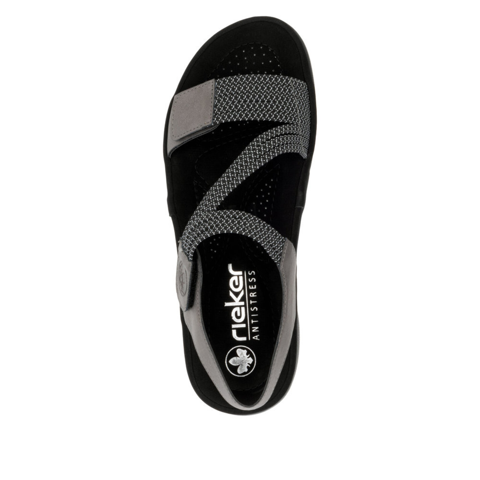 Rieker RIEKER 64870-42 Velcro Sandal (Thin Bands)