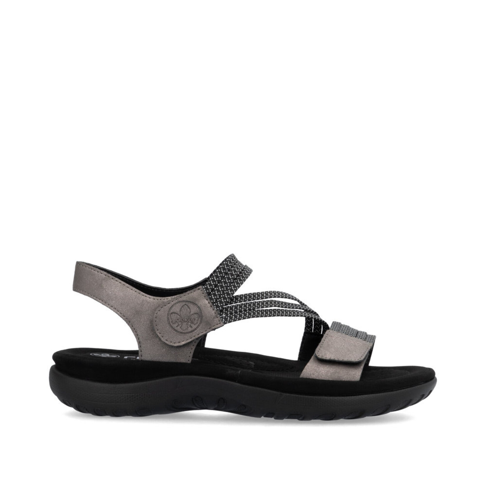 Rieker RIEKER 64870-42 Velcro Sandal (Thin Bands)