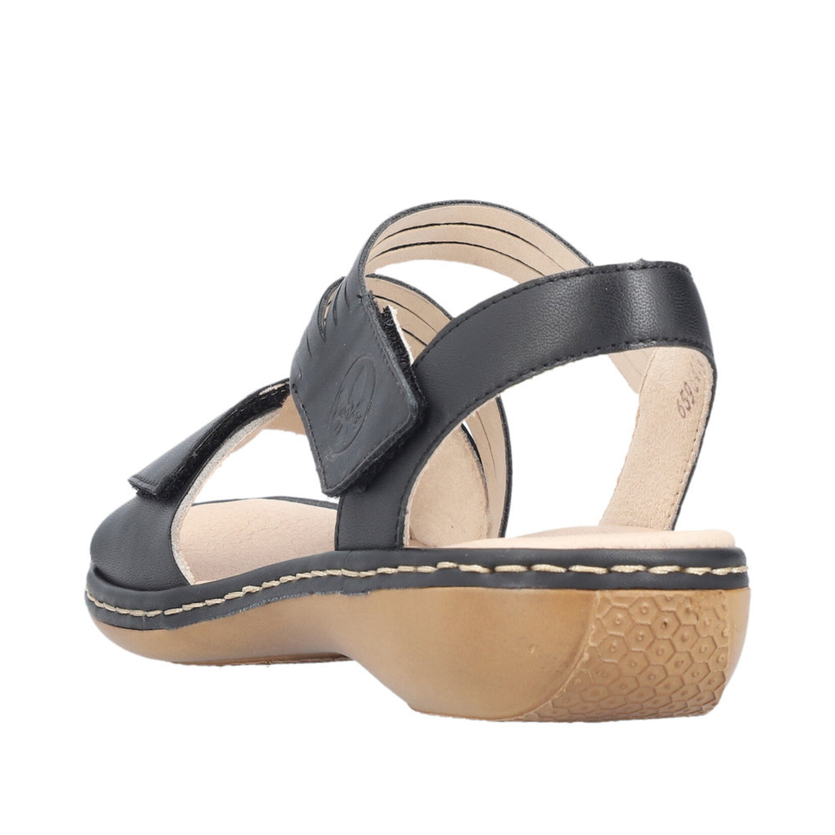 Rieker RIEKER 65964-00 Velcro Sandal (Thick Band)