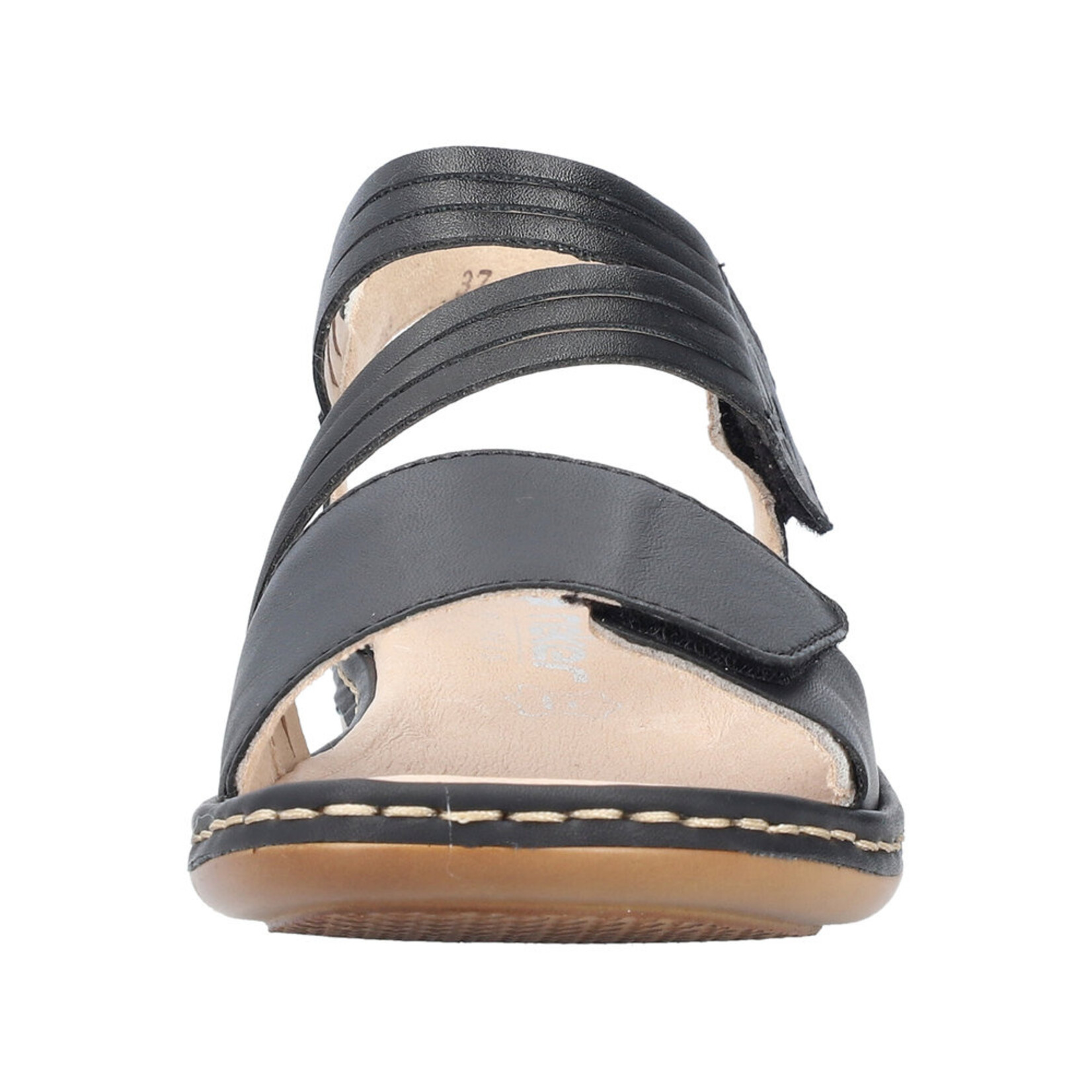 Rieker RIEKER 65964-00 Velcro Sandal (Thick Band)