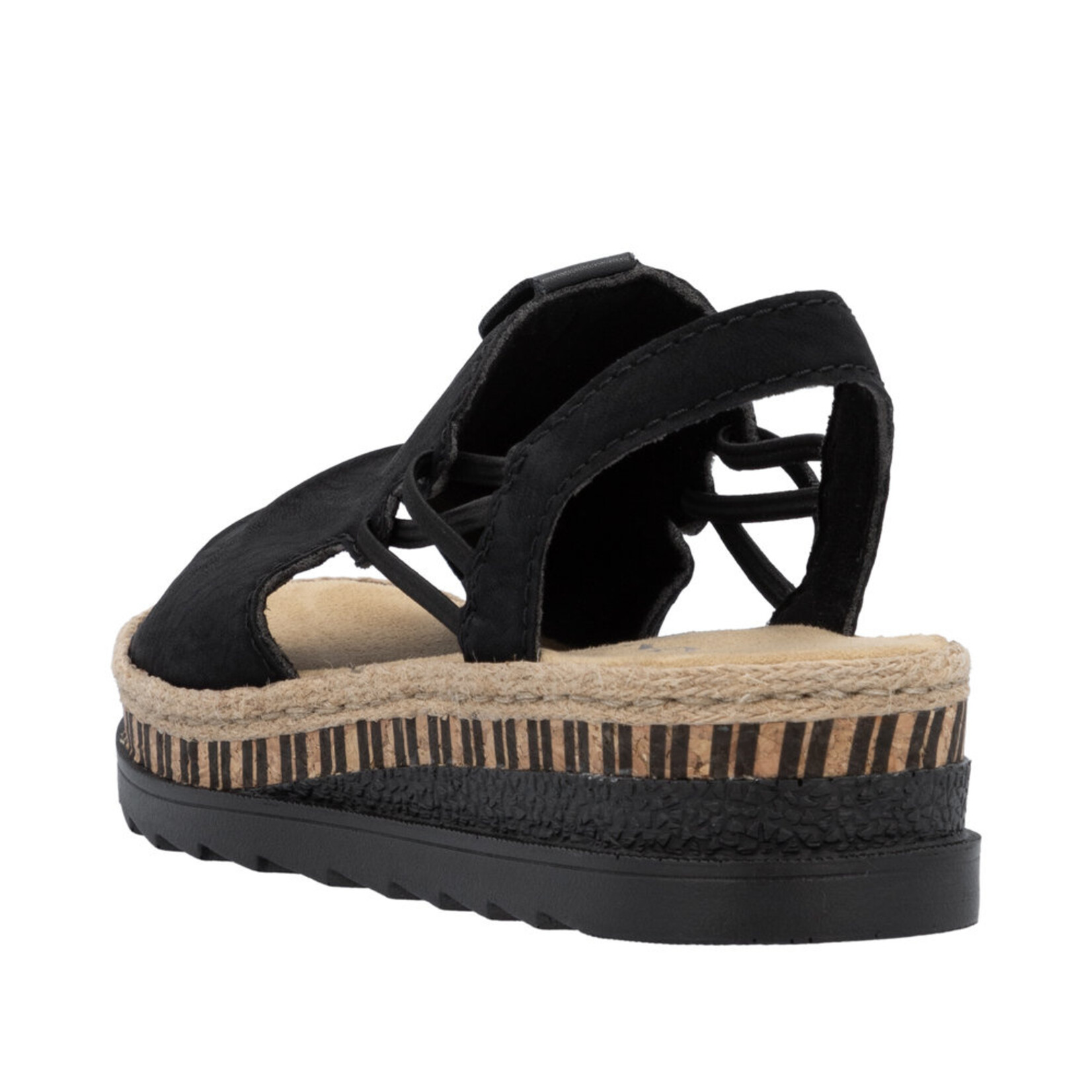 Rieker RIEKER V7972-00 Women's Wrapped Sandal