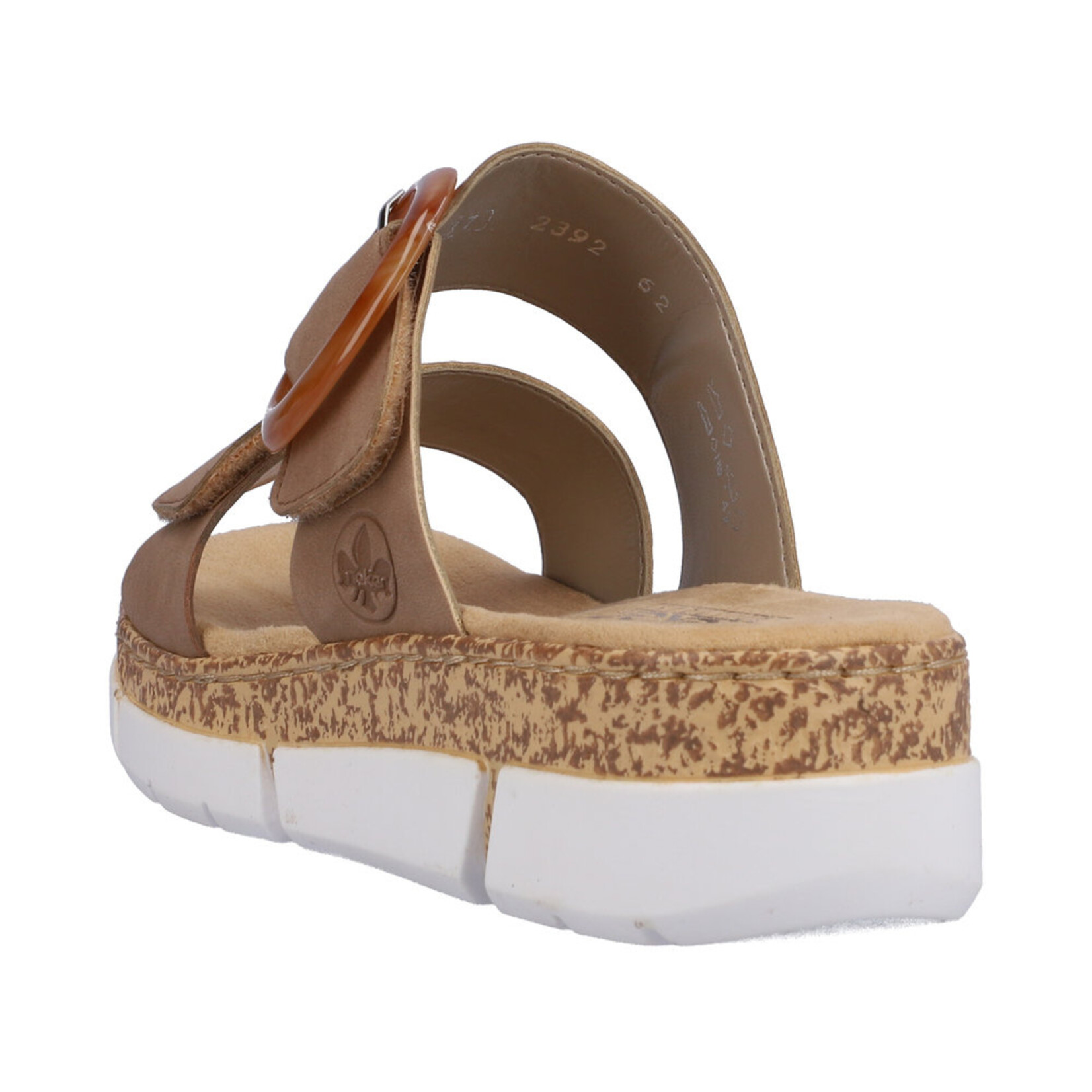 Rieker RIEKER V2392-62 Women's Velcro Slide (Big Buckle)