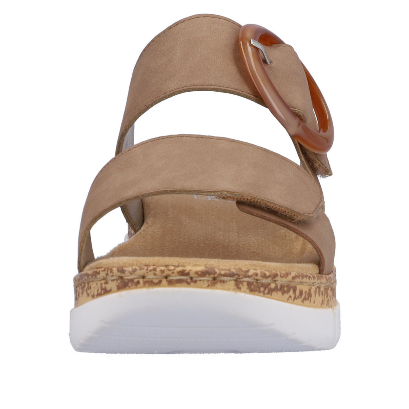 Rieker RIEKER V2392-62 Women's Velcro Slide (Big Buckle)