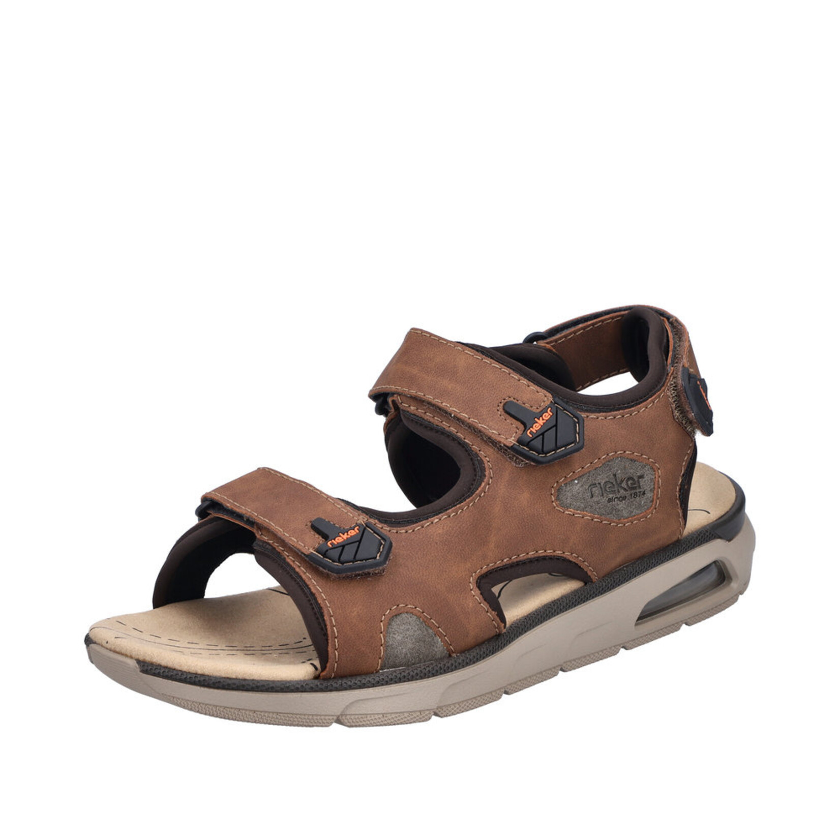 Rieker RIEKER 29151-24 Men's Velcro Back-Strap Sandal