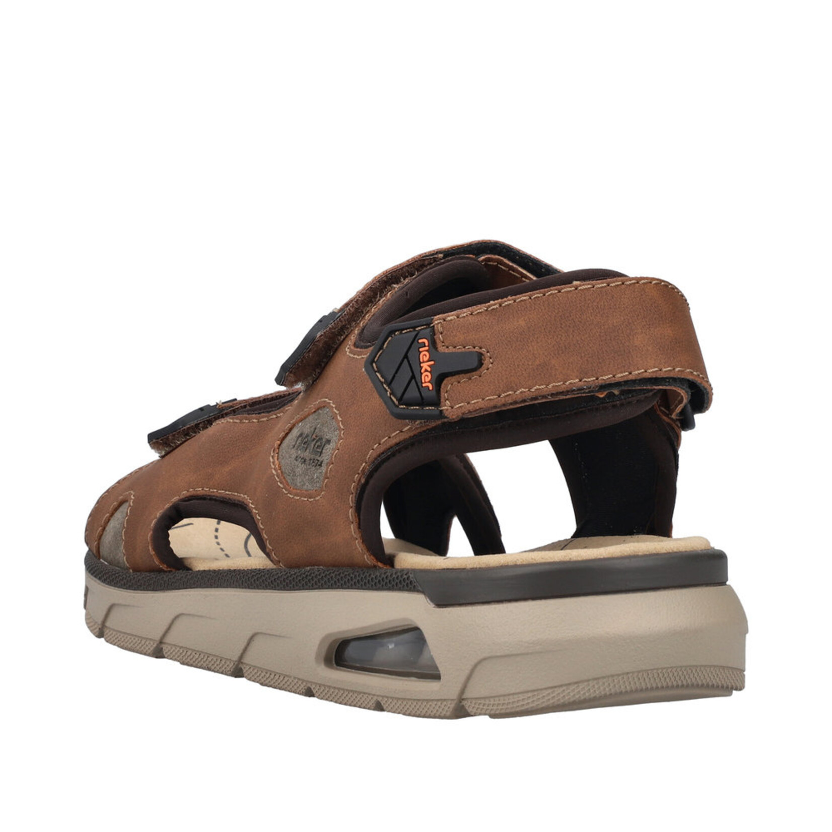 Rieker RIEKER 29151-24 Men's Velcro Back-Strap Sandal
