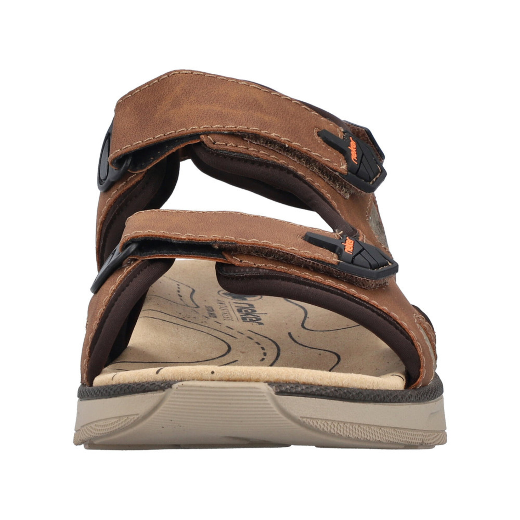 Rieker RIEKER 29151-24 Men's Velcro Back-Strap Sandal